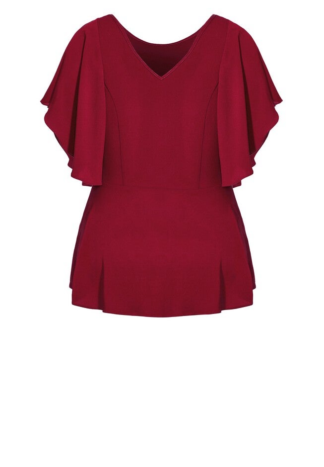 Romantic Mood Top - ruby, RED, alternate image number null