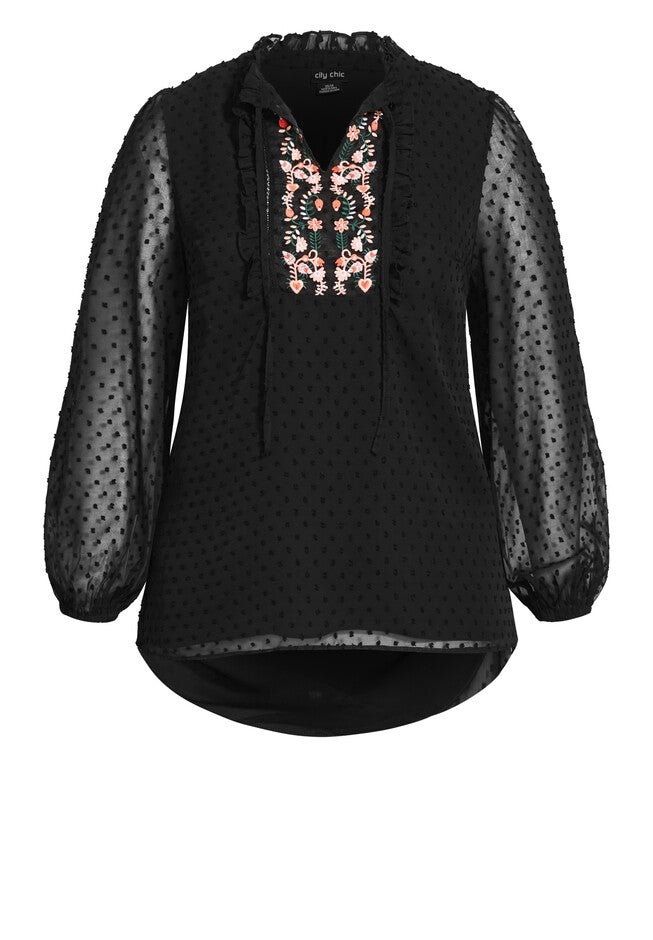 Tayla Top - black, BLACK, alternate image number null