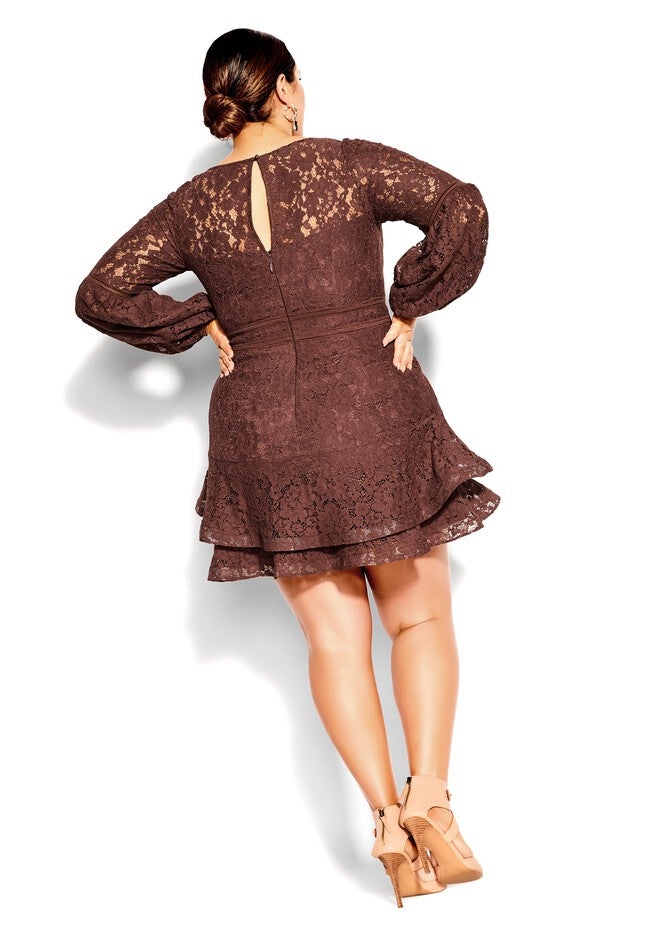 Lace Legacy Dress - amaretto, RED, alternate image number 5
