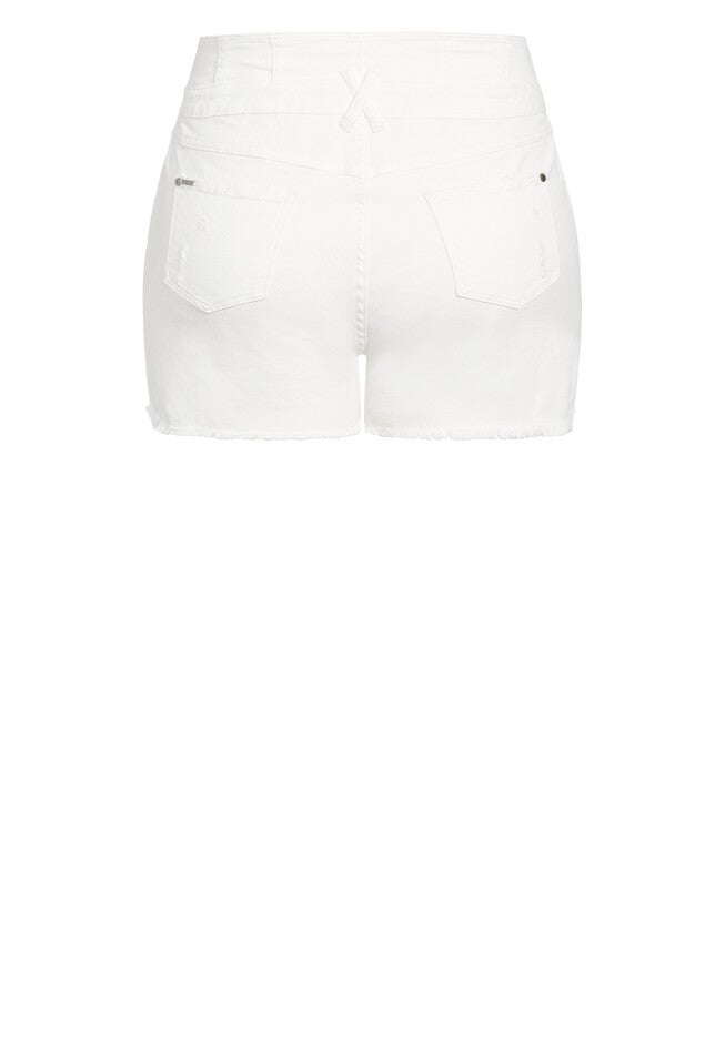 Corset Waist Short - ivory, WHITE, alternate image number 2