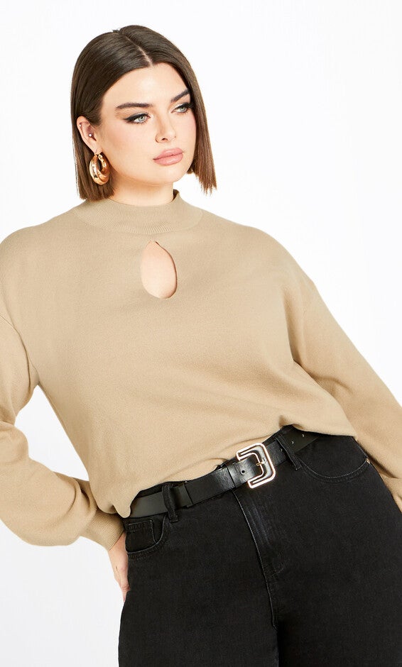 Evelyn Jumper - sand, BEIGE, hi-res image number null