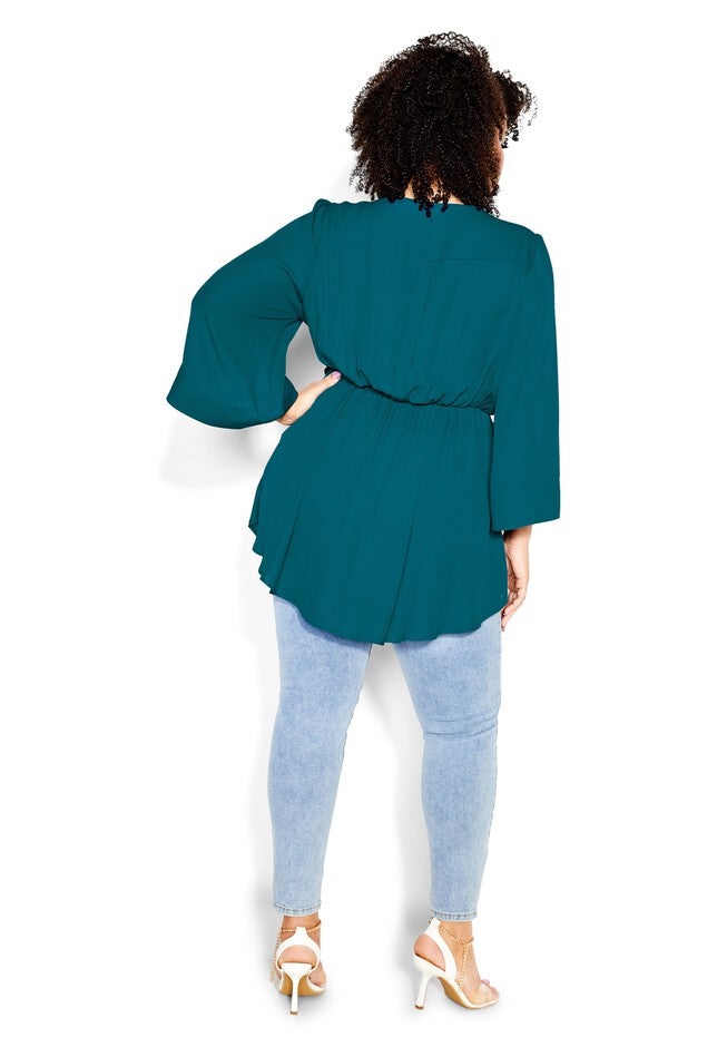 Shibara Vibes Top - teal, GREEN, alternate image number null