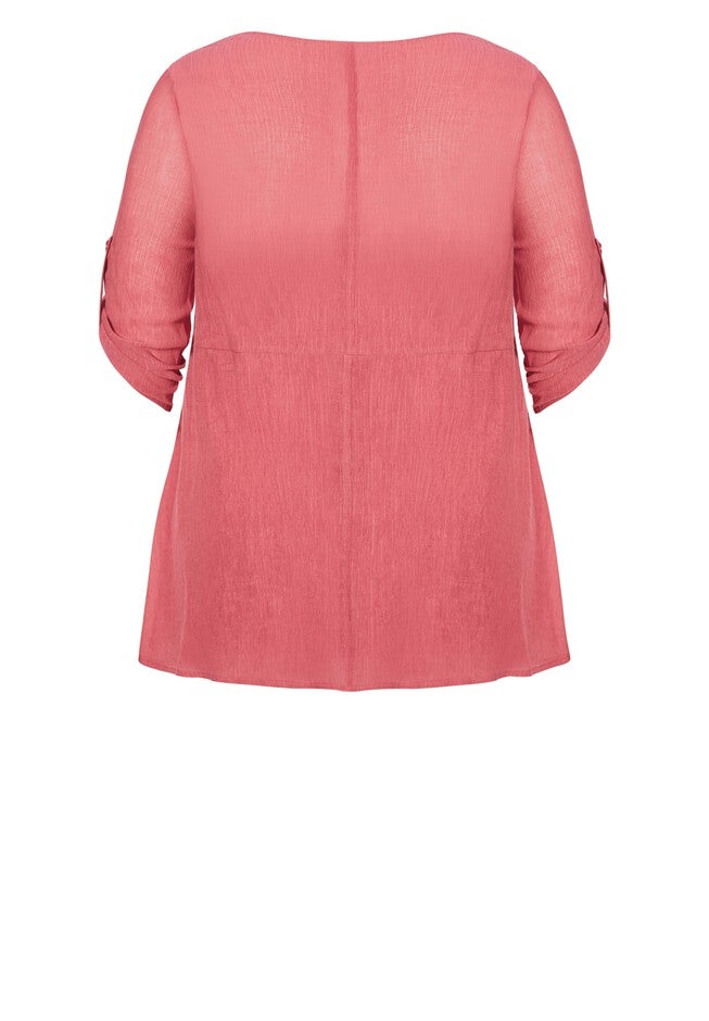 Izzy Layer Plain Tunic, RASPBERRY, alternate image number null