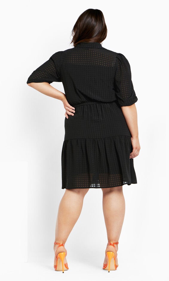 Kassidy Dress - black, BLACK, alternate image number null