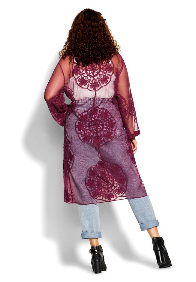 Lost Angel Jacket - wine, RED, on-hover image number null