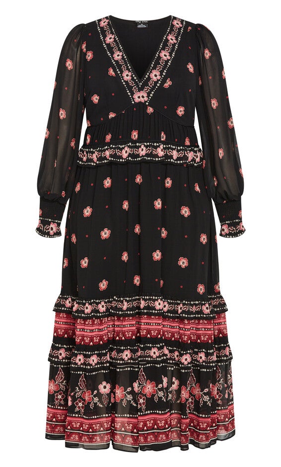 Camilla Maxi Dress - black, BLACK, alternate image number null