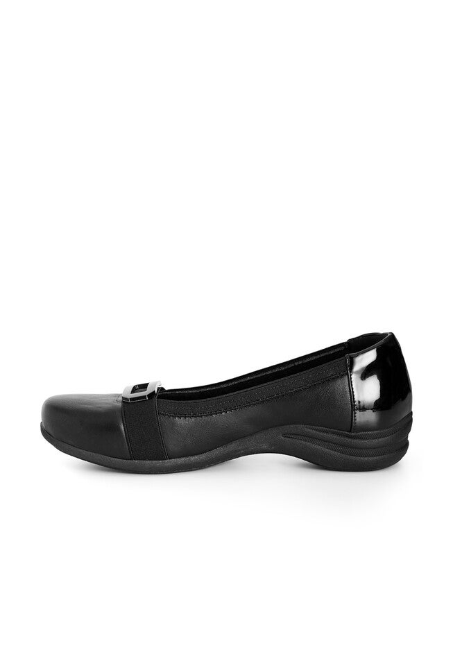 Comfort Adele Flat, BLACK, alternate image number 4
