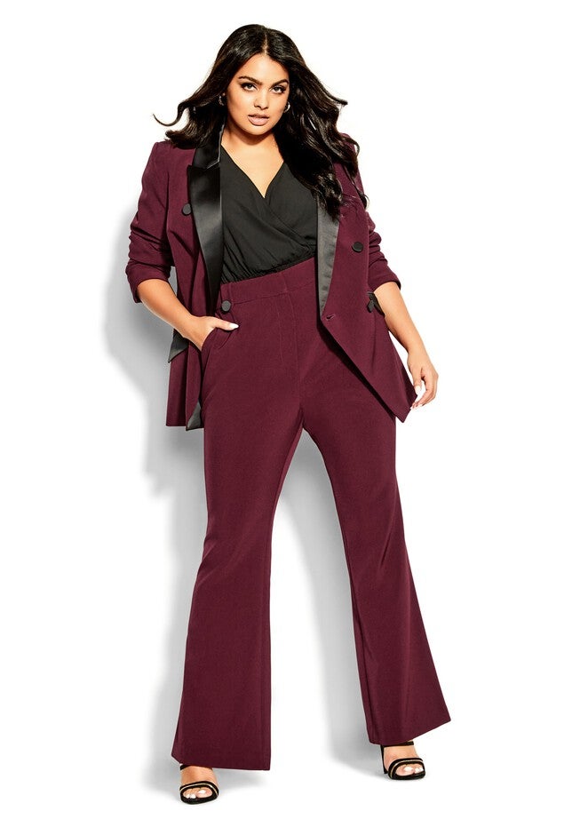 Tuxe Luxe Jacket - claret, RED, on-hover image number null