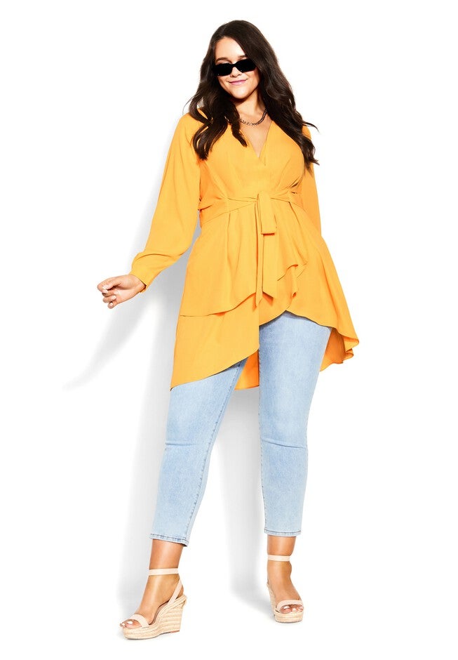 Shibara Top - gold, YELLOW, on-hover image number 1