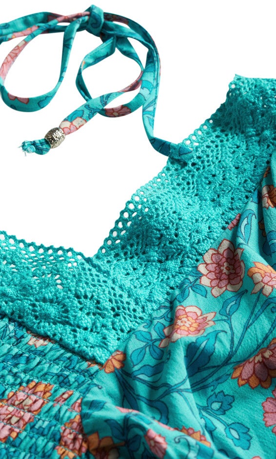 Aurora Print Top - turquoise, BLUE, alternate image number null