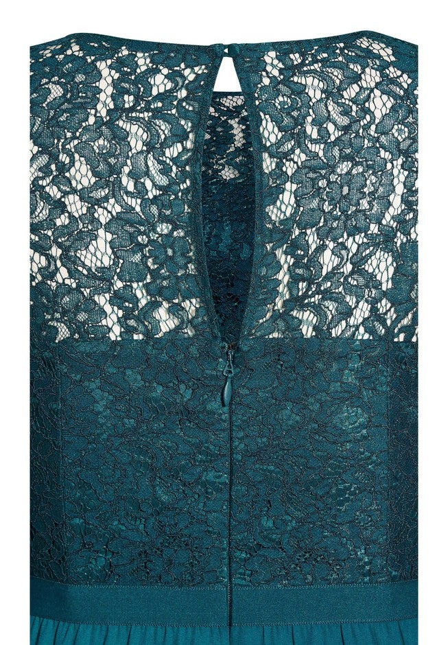 Elegant Dress - teal, GREEN, alternate image number 3