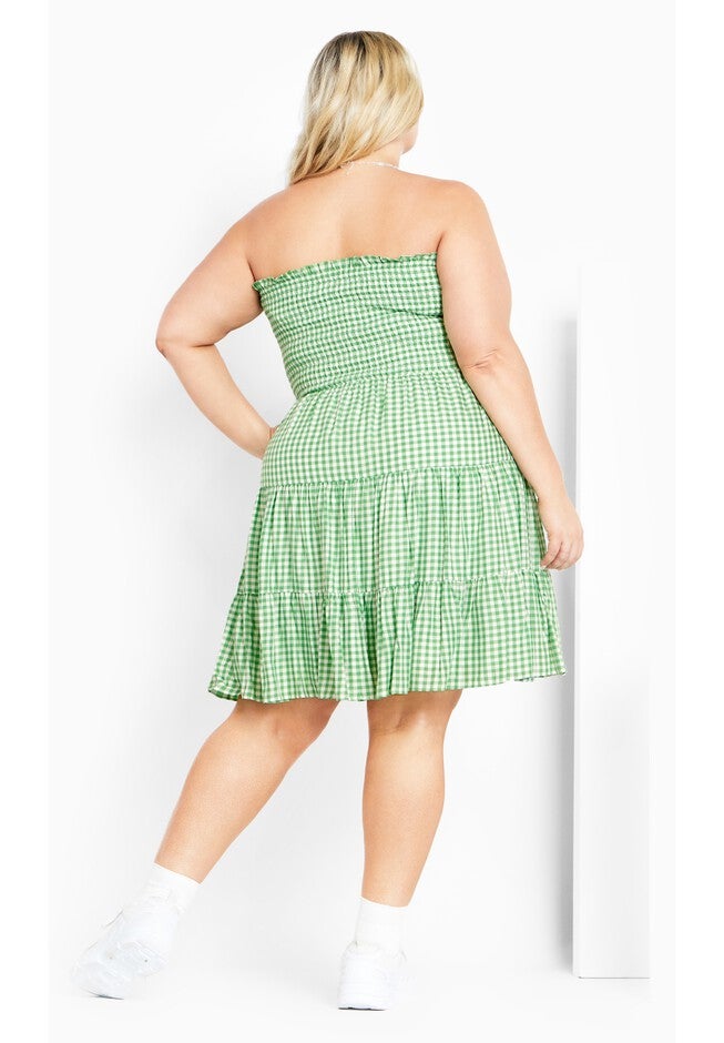 Naiya Dress - peppermint, GREEN, alternate image number null