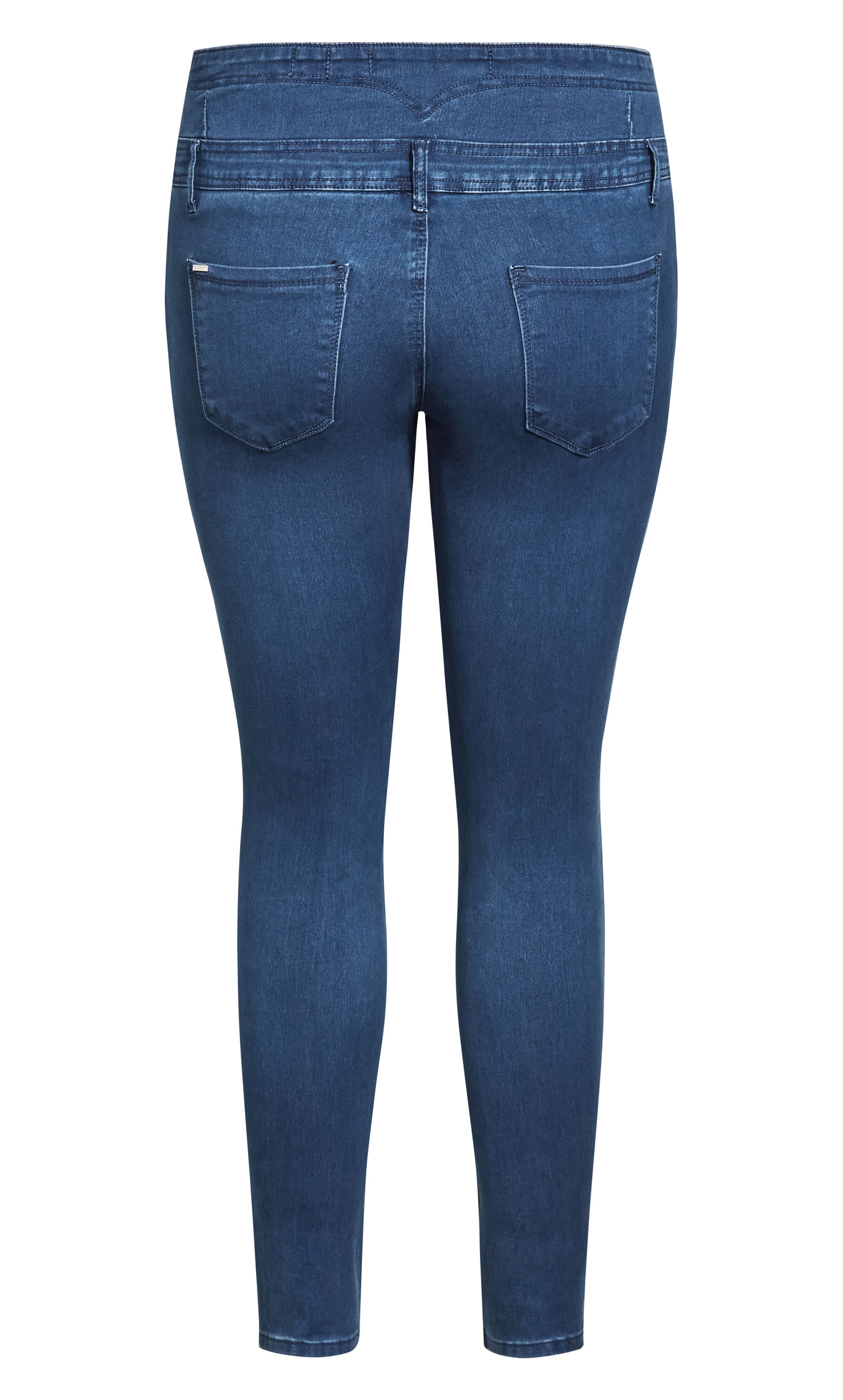 Asha Rip Corset Jean - light denim, BLUE, alternate image number 4