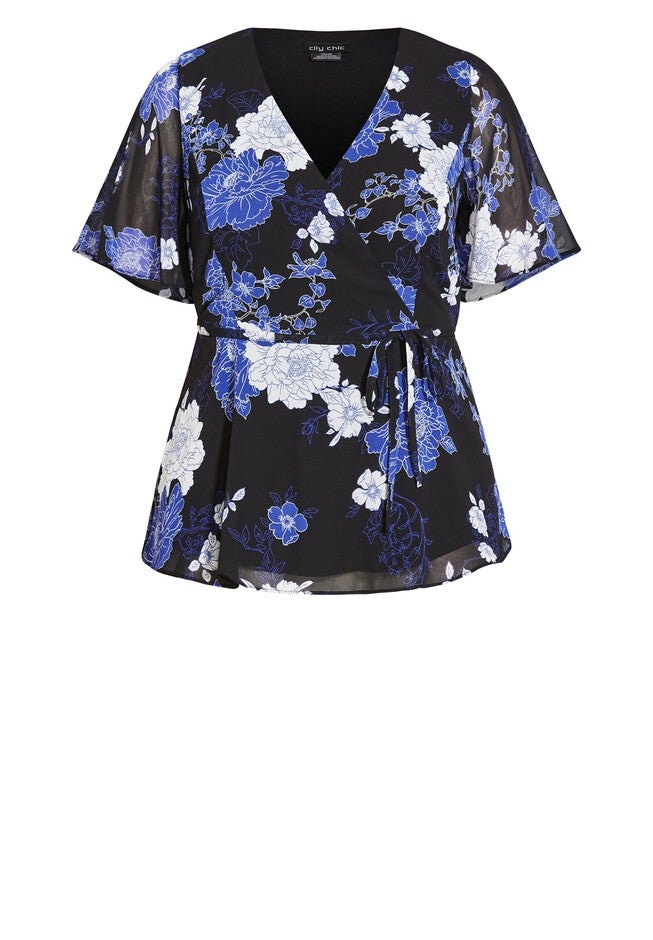 La Fleur Top - black, BLACK, alternate image number null