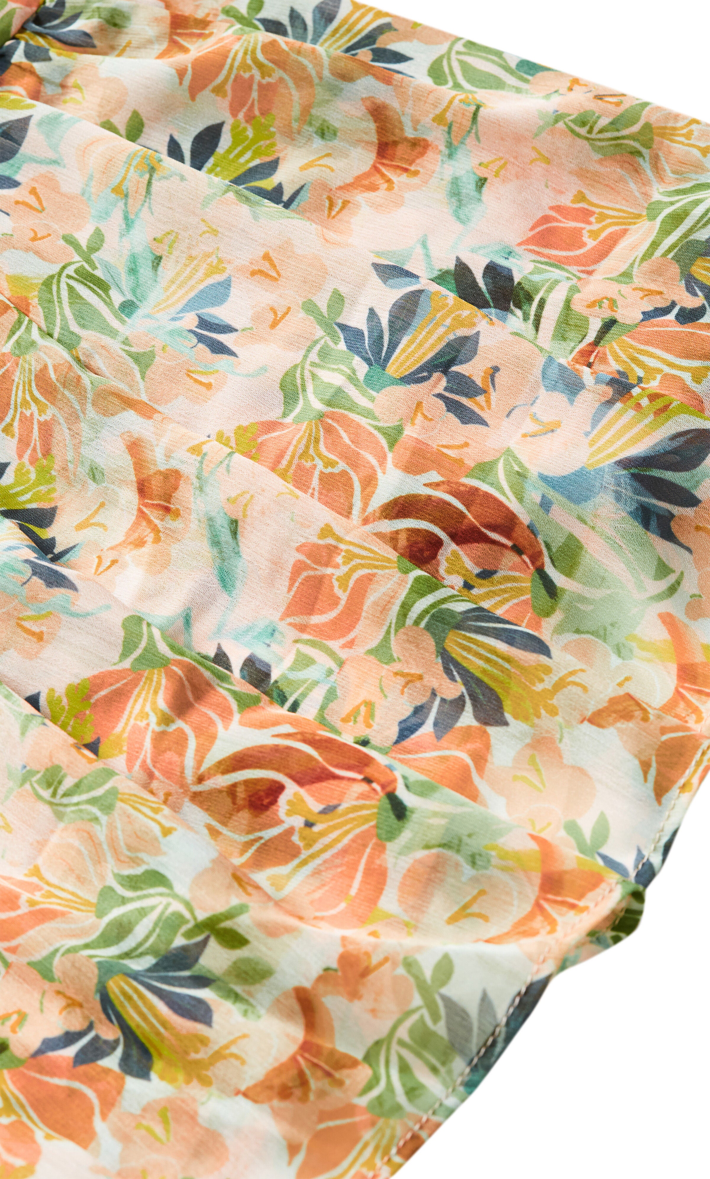 Callie Print Tier Maxi Dress - miami mini, ORANGE, alternate image number 6