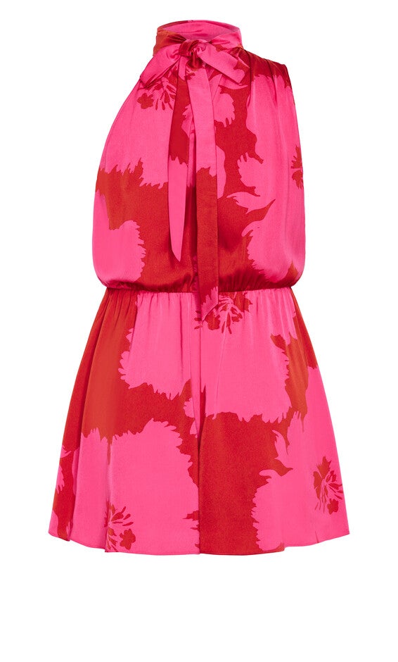 Kiana Print Playsuit - pink, SUMMER, alternate image number null