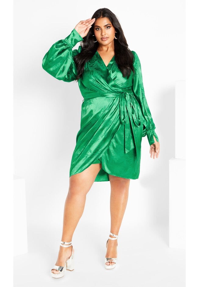 Amalia Dress - green, GREEN, on-hover image number null