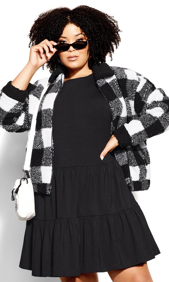 Scottie Jacket - black check, BLACK, hi-res image number 0