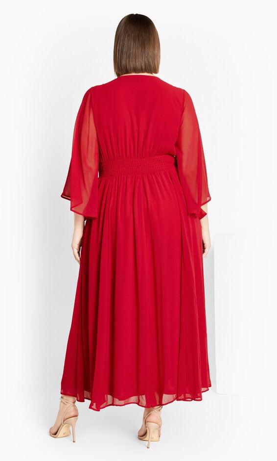 Katalina Maxi Dress - cherry, CHERRY, alternate image number 2