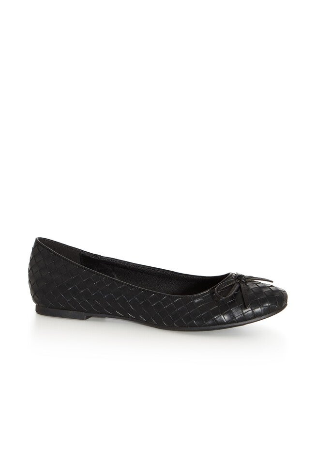 WIDE FIT Adara Flat - black, BLACK, hi-res image number 0