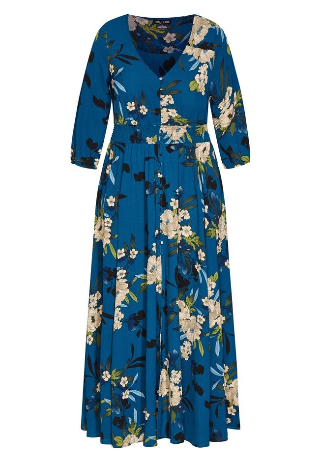Emmaline Maxi Dress - teal, GREEN, alternate image number null