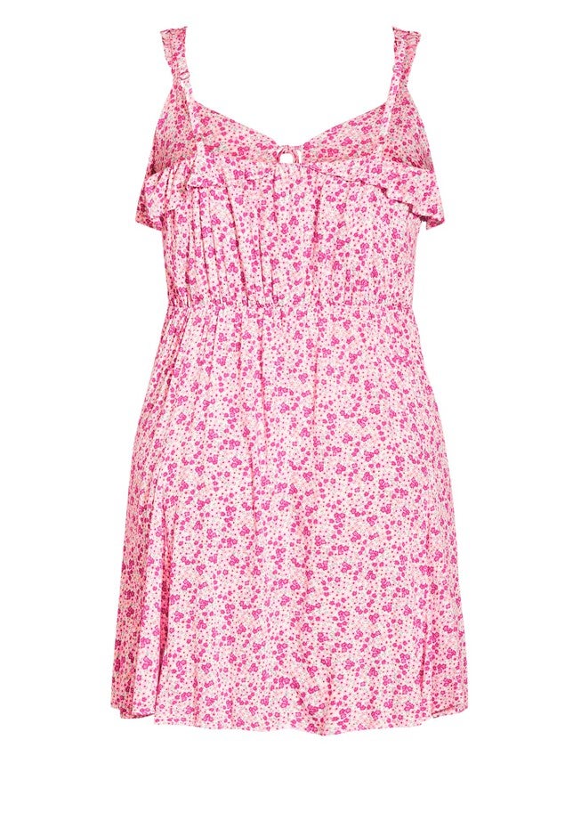 Foolish Ditsy Dress - blush, PINK, alternate image number null