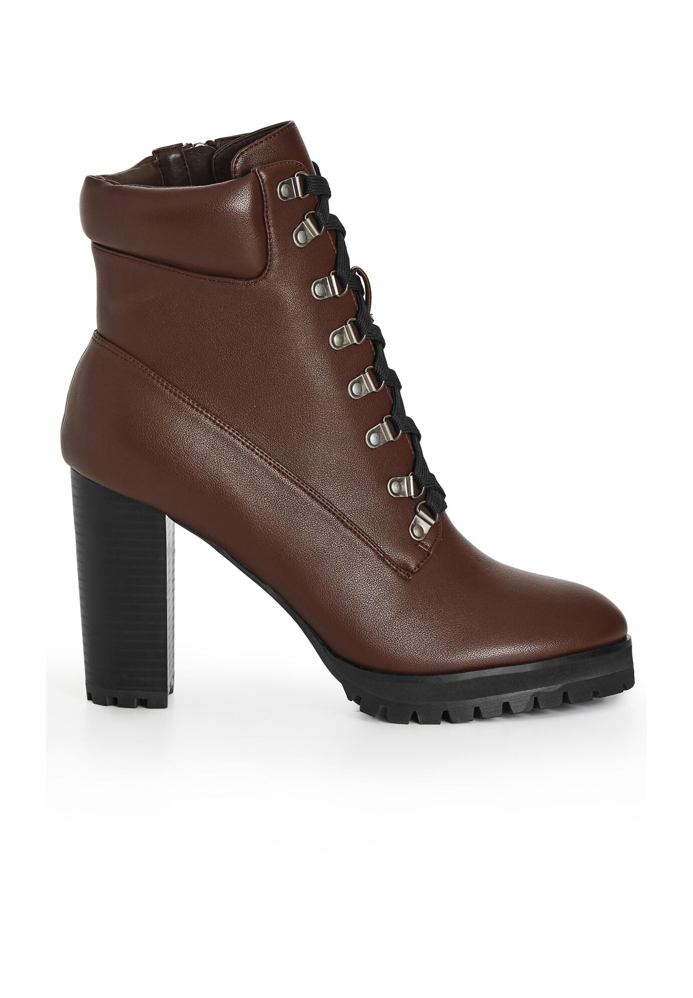 WIDE FIT Watson Ankle Boot - chocolate brown, RED WHITE BLUE, on-hover image number 1