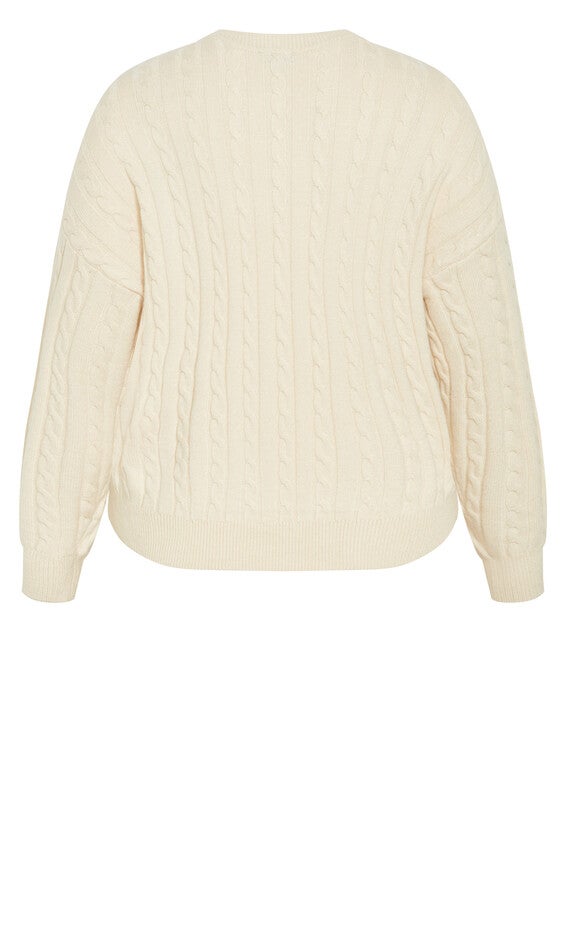 Kenia Sweater - cream, CREAM, alternate image number 4