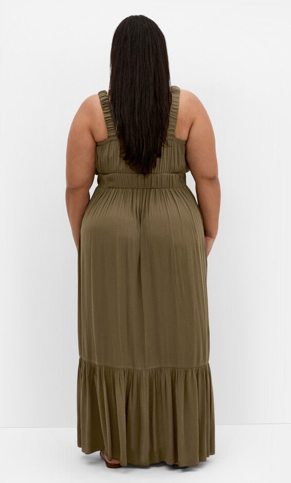 Vacay Maxi Dress - khaki, GREEN, alternate image number null