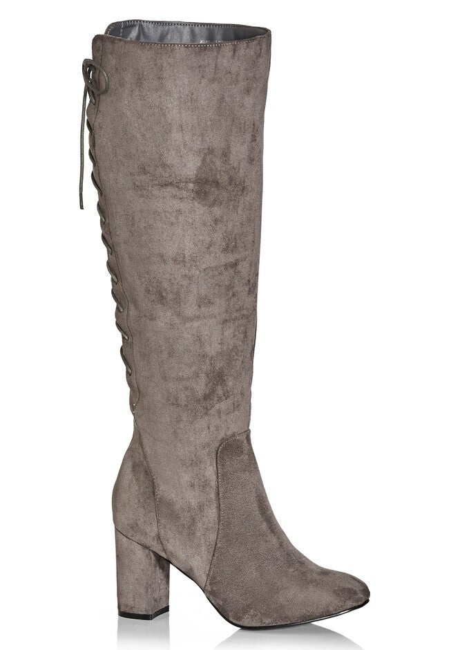 WIDE FIT Perry Knee Boot - steel, GREY, hi-res image number null