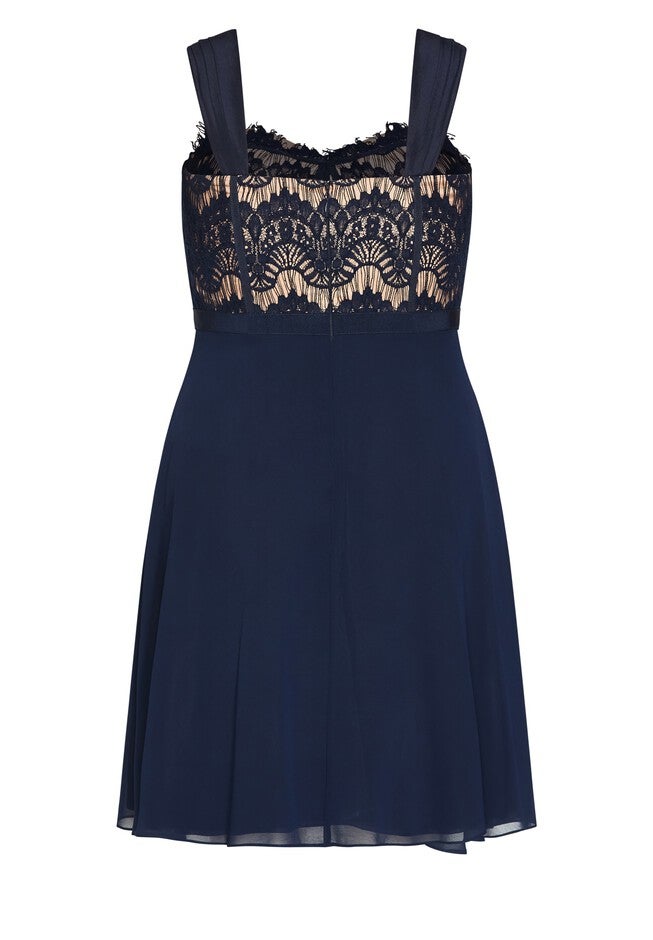 Eyelash Evie Dress - sapphire, BLUE, alternate image number null