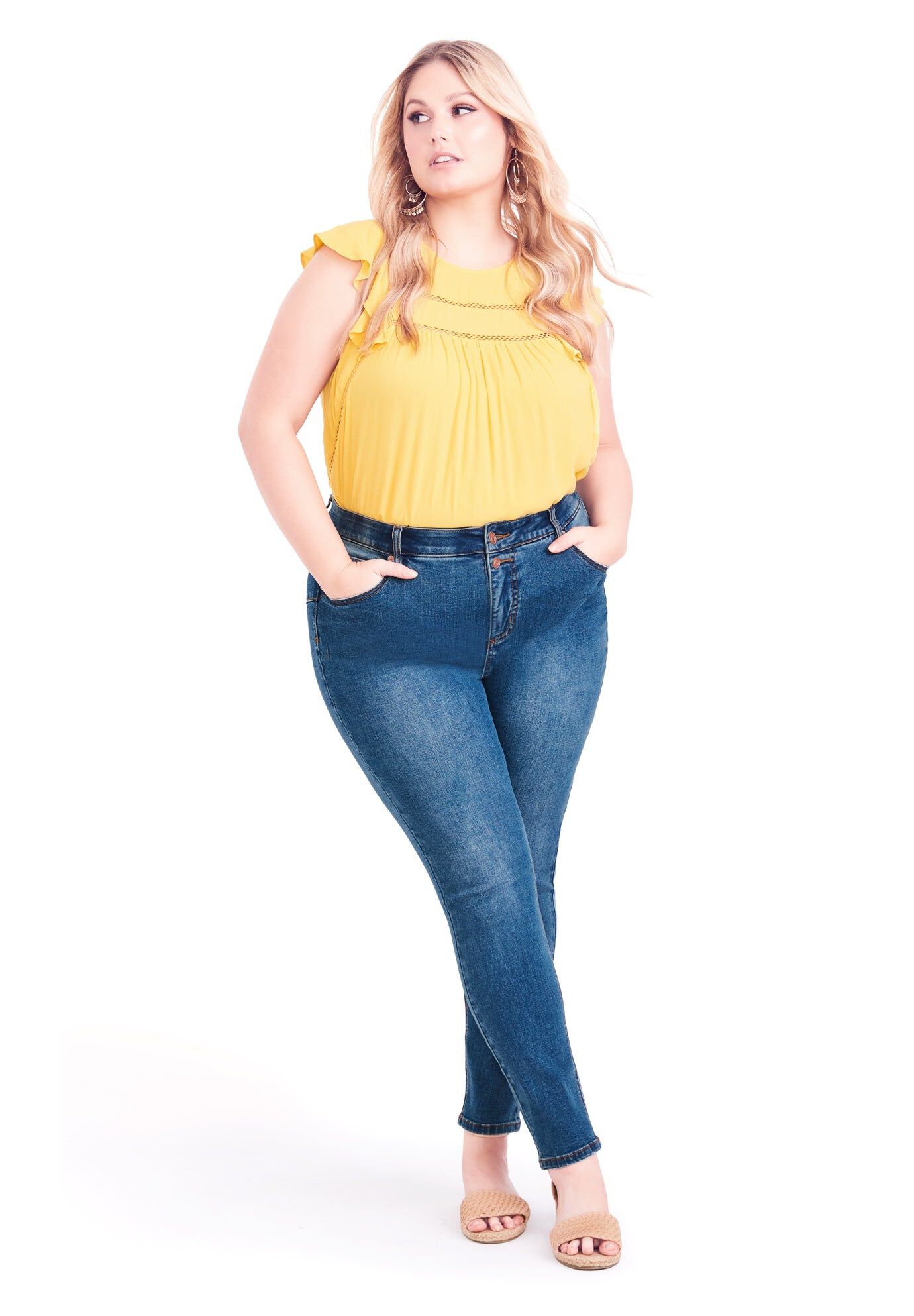 Chiara Skinny Jean, MID WASH, hi-res image number 0