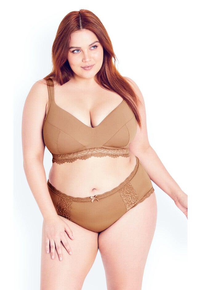 Wire Free Contour Bra - mocha, BROWN, hi-res image number null