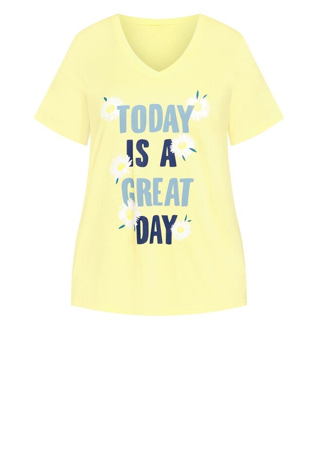 Short Sleeve Great Day Sleep Top, GREAT DAY, alternate image number null