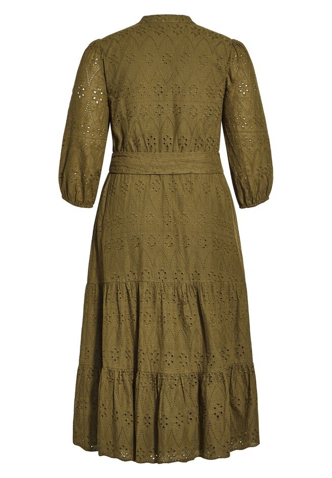 In Detail Dress - khaki, BROWN, alternate image number null
