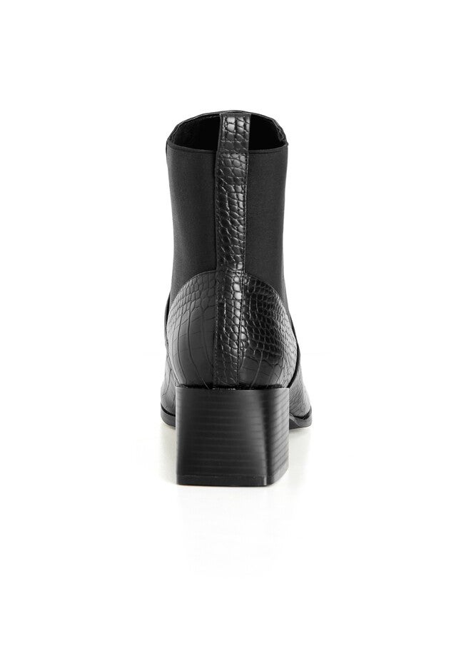 WIDE FIT Eden Ankle Boot - black, BLACK, alternate image number null