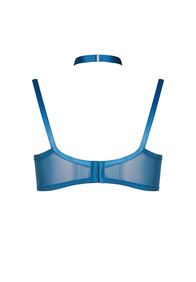 Hollie Underwire Demi Bra - poseidon, BLUE, alternate image number null