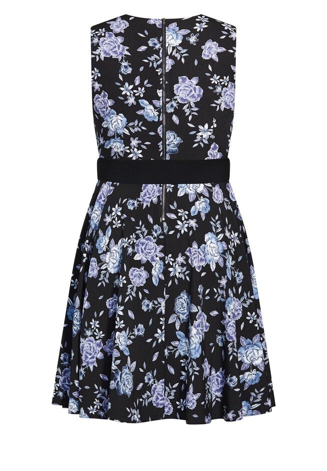 Sarah Dress - blue, BLACK, alternate image number 2