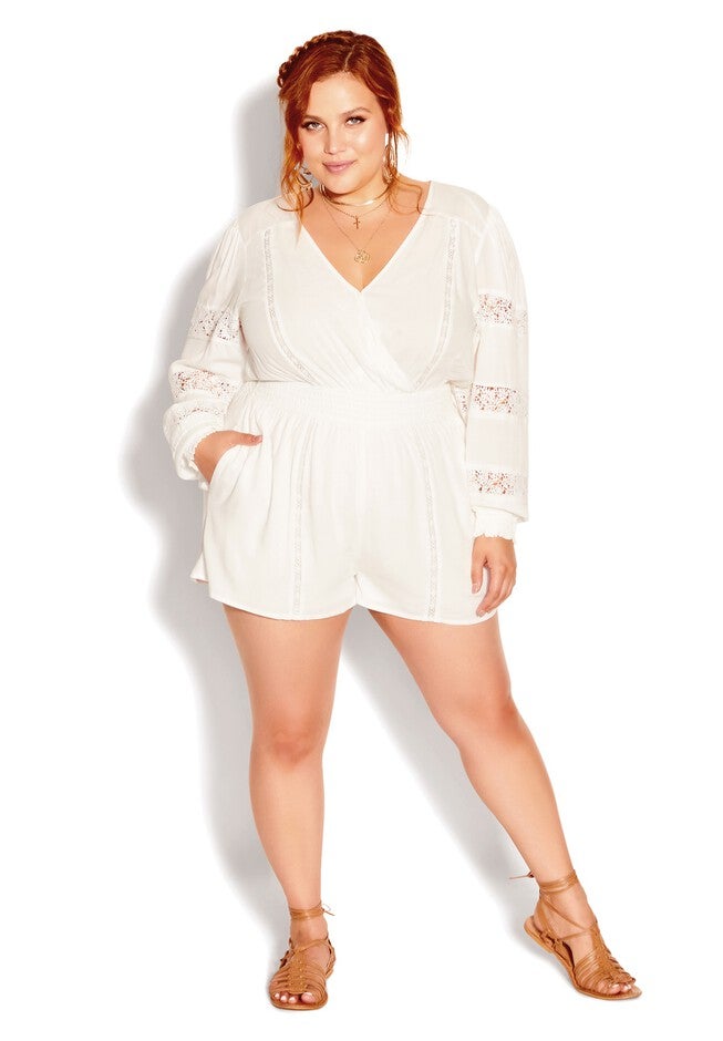 Spirit Romper - ivory, WHITE, on-hover image number null