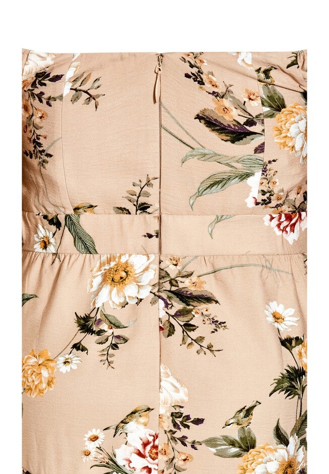 Finch Floral Dress - ivory, WHITE, alternate image number 4