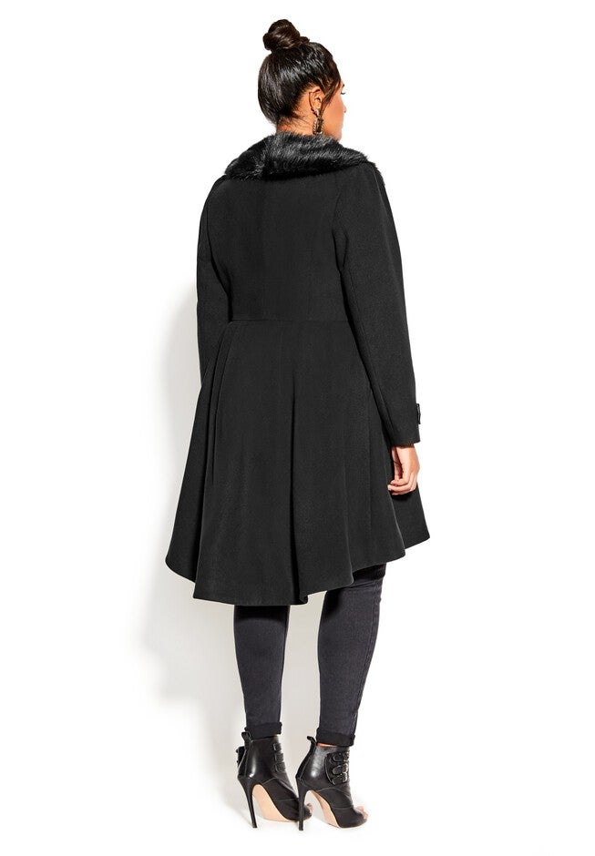 Grandiose Coat - black, BLACK, on-hover image number null