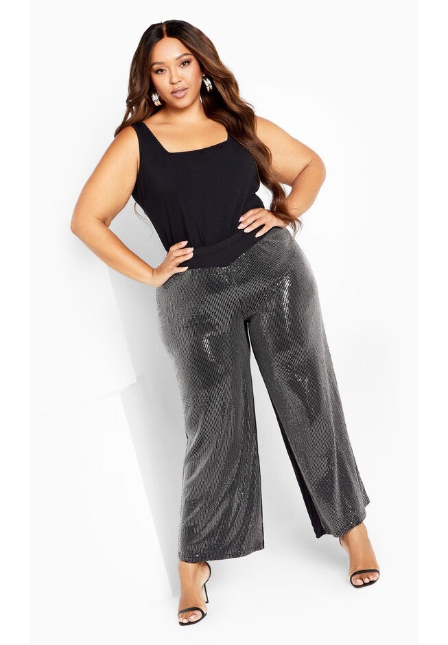 Jada Sequin Pant, BLACK, on-hover image number null