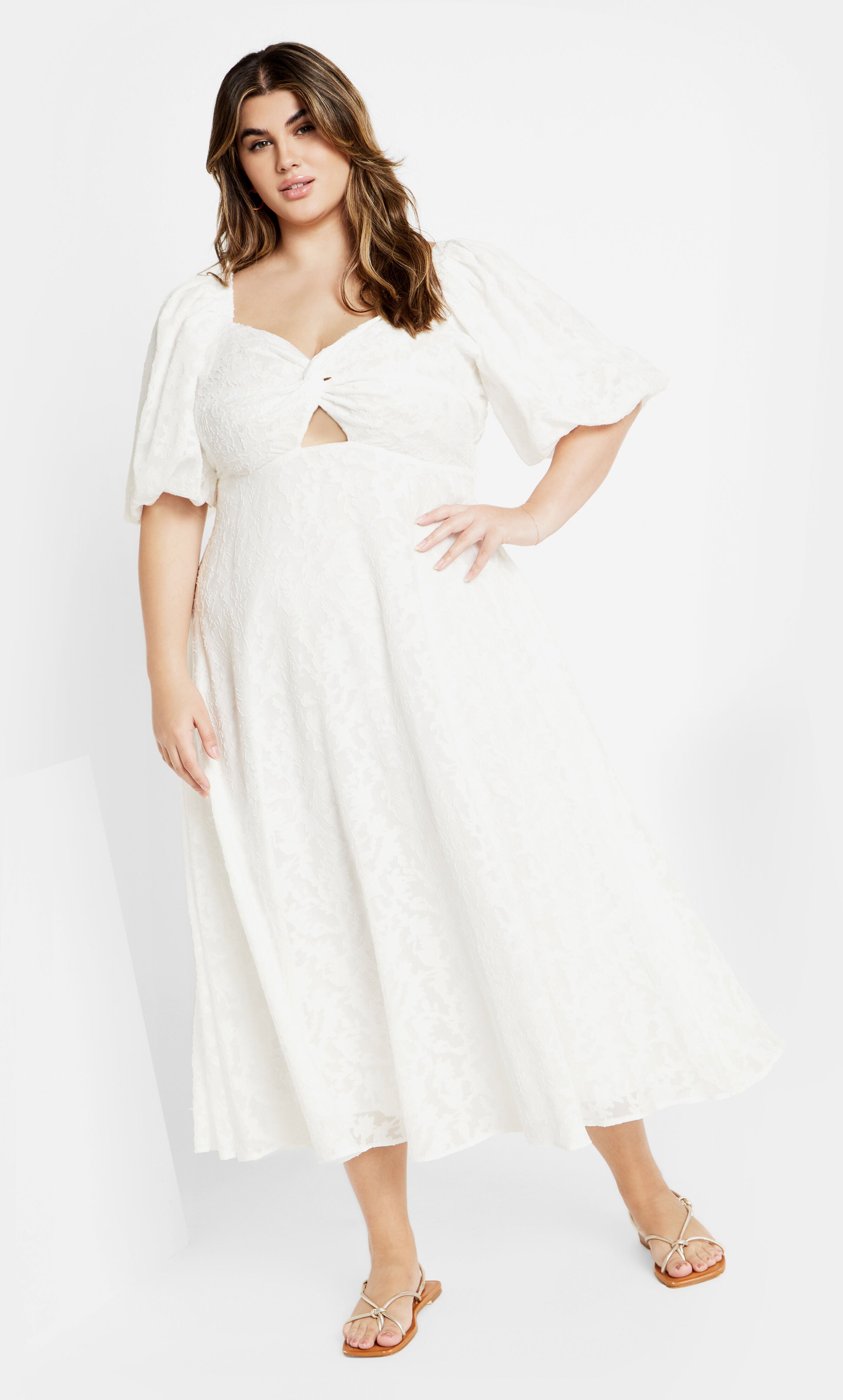 Inez Dress - ivory, WHITE, alternate image number 1