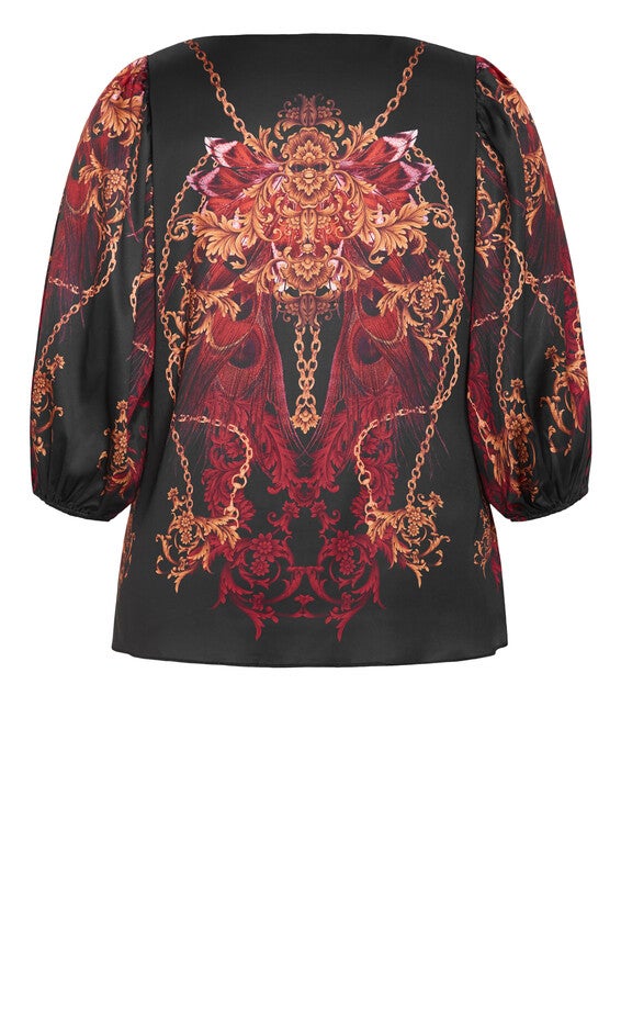 Ivanna Top - ruby, RED, alternate image number null