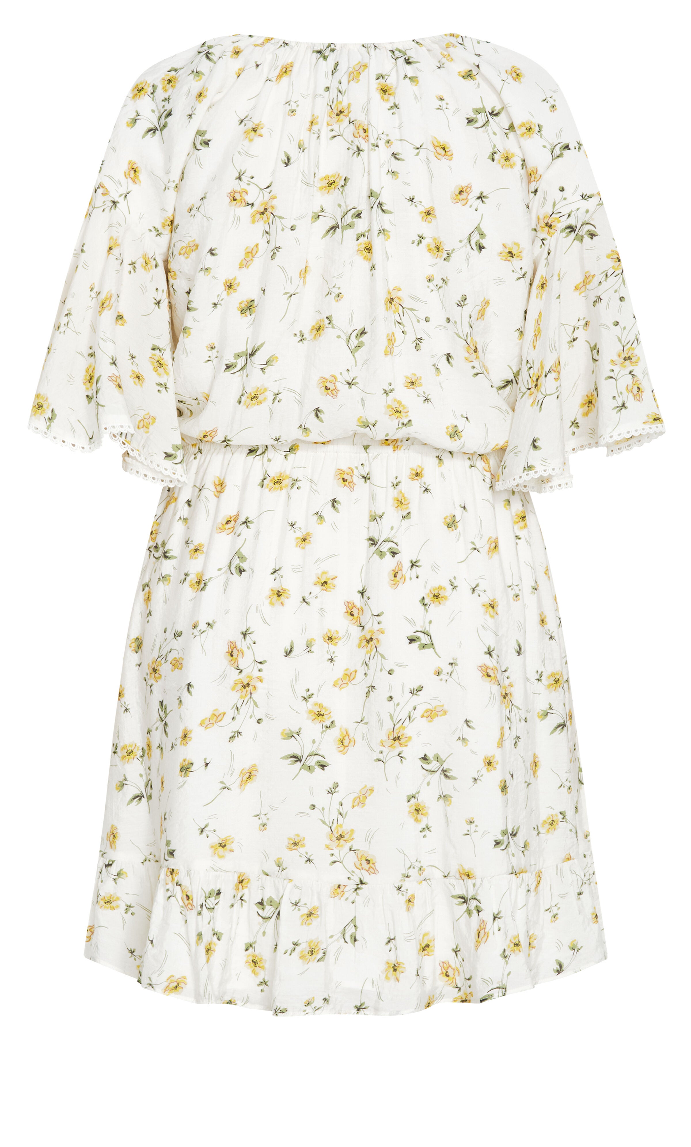 Ayanna Dress - print, WHITE, alternate image number 4