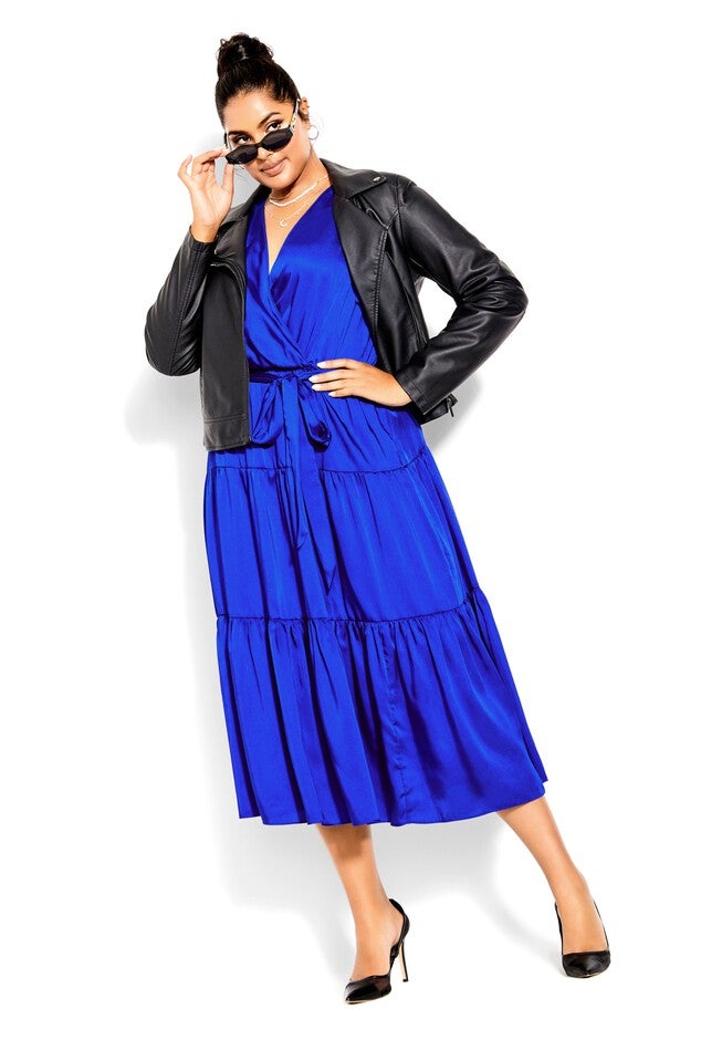 Tiered Sweetness Maxi Dress - cobalt, BLUE, on-hover image number 1
