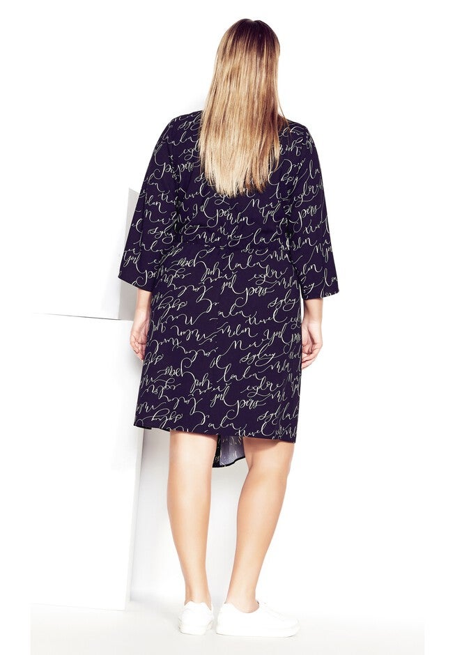 Modern Electric Dress - black, BLACK, alternate image number 3