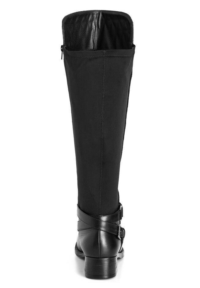 WIDE FIT Diana Tall Boot, BLACK, alternate image number 2
