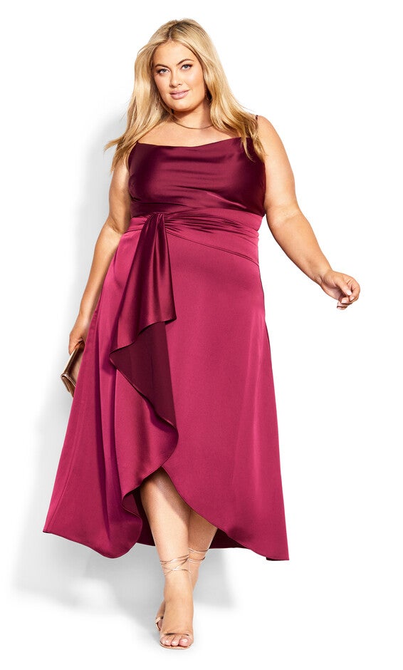 Simplicity Dress - garnet, RED, alternate image number null