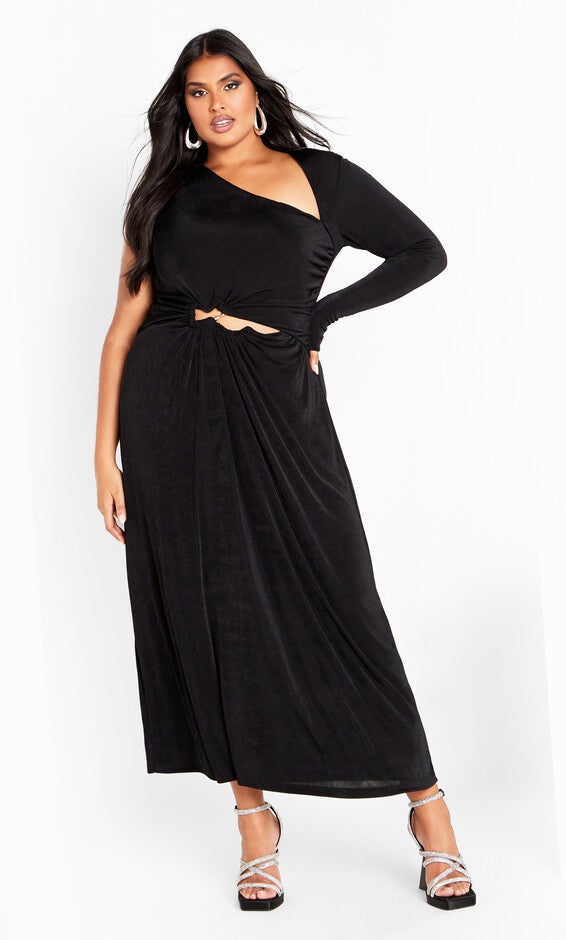 Paola Maxi Dress - black, BLACK, alternate image number 1